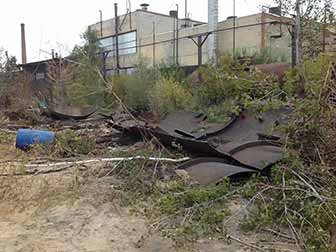 Демонтаж металлической бочки: После